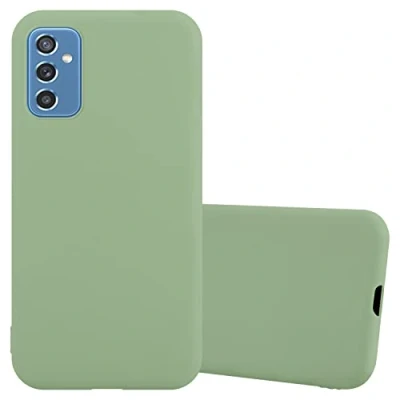 Abbildung von Cadorabo Hülle kompatibel mit Samsung Galaxy M52 5G Schutzhülle TPU Silikon Case Candy Design Slim Kratzfest Weiche Gummi Rundumschutz für in Grün