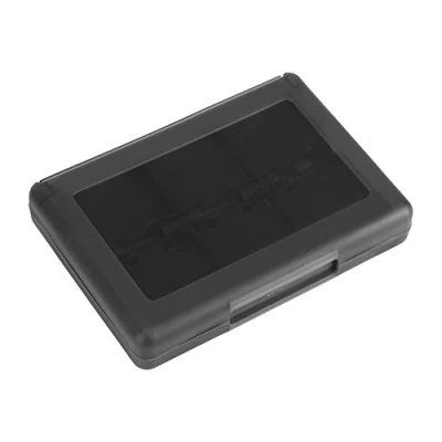 Abbildung von Yosoo 28 in 1 Spiele Fall Kunststoff Anti Schock Halter Speicher Micro SD Speicherkarte Tragetasche für Nintendo 3DS DSL DSI LL Aufbewahrungsbox(Schwarz)