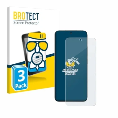 Abbildung von BROTECT Entspiegelungs Schutzglas für Xiaomi 15 (3 Stück) Schutz Folie Panzerfolie Glas Matt [Extrem Kratzfest 9H, Anti Reflex, Fingerprint]