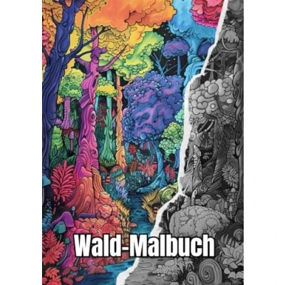 Abbildung von Wald Malbuch: Ein hübsches Malbuch für Erwachsene Fantasy Ausmalbilder