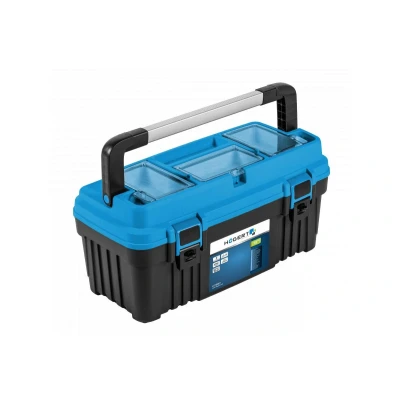 Abbildung von Hogert Technik HT7G061 Werkzeugkoffer mit Handgriff blau/schwarz