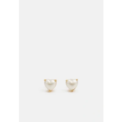 Abbildung von kate spade new york Heart Studs Ohrringe, Damen, Größe: One Size, White