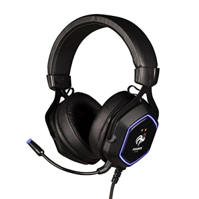 Abbildung von Konix FFF Kabelgebundenes Gaming Headset Hexagon 7.1 für Konsolen, PC, Smartphones und Tablets Flexibles Mikrofon 50 mm Lautsprecher.