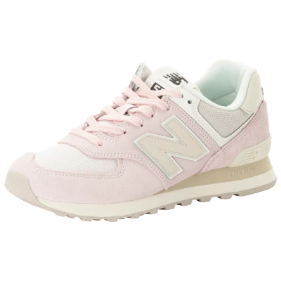 Abbildung von New Balance WL574 Sneaker low, Damen, Größe: 37.5, Pink granite Leder und textil
