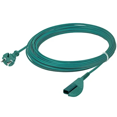 Abbildung von McFilter Kabel passend für Vorwerk Kobold VK 135, 136 Stromkabel, Typ EF (Konturenstecker), (1000 cm), Staubsauger