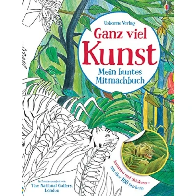 Abbildung von Ganz viel Kunst Mein buntes Mitmachbuch: Ausmalen und Stickern