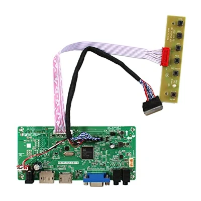 Abbildung von VSDISPLAY HD MI VGA DP LVDs Controller Board ME.RT2525.EB818 für 15,6 Zoll 17,3 1920x1080 40pin B156HW02 LP156WF1 N156HGE L11 LP173WF1 B173HW01 N173 HGE L21 LCD Bildschirm