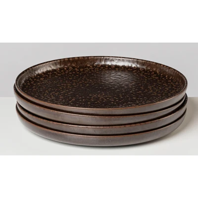 Abbildung von gipfelstück Speiseteller &quot;Glockenklang&quot;, (Set, 4 St.), Scandi Style, glänzende Reaktivglasur, jedes Stück ein Unikat
