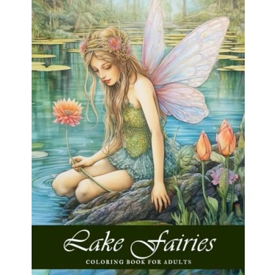 Abbildung von Lake Fairies Coloring Book: 50 Enchanting Illustrations of Ethereal Lakeside Magic