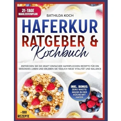 Abbildung von HAFERKUR RATGEBER und KOCHBUCH: Entdecken Sie die Kraft einfacher Haferflocken Rezepte für ein gesundes Leben erleben täglich neue Vitalität Balance
