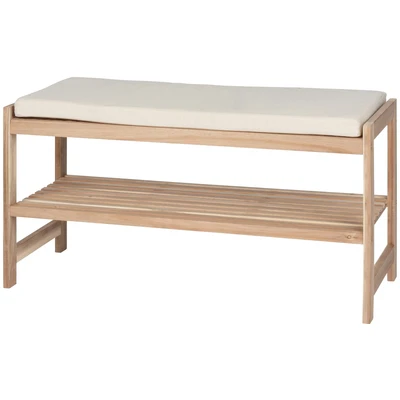 Abbildung von WENKO Schuhbank &quot;Acina&quot;, BxTxH: 90x34x45 cm, aus Akazienholz