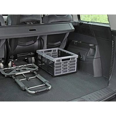 Abbildung von lasiprofi Kofferraummatte universal zuschneidbar Schmutzfangmatte MT Safety CAR 120 x 90 cm schwarz
