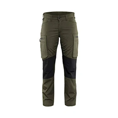Abbildung von Blaklader 715918454599C48 Damen Stretch Diensthose, Dunkles Olivgrün, Größe C48