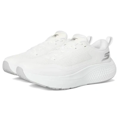 Abbildung von Skechers Go Run Supersonic Max, Laufschuh für Damen, Weiß Silber, 37 EU