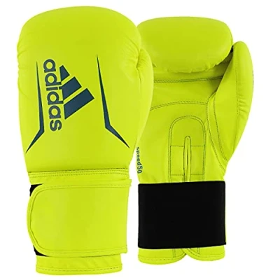 Abbildung von adidas Unisex Speed 50 Gelb/ Blau 12 Oz; Adisbg50 Boxhandschuhe, gelb/blau, oz EU