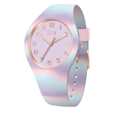 Abbildung von ICE watch Quarzuhr tie and dye Small 3H, Armbanduhr, Damenuhr, Silikonarmband, analog