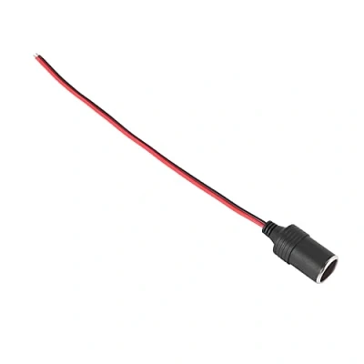Abbildung von Jikoiuty Ladegeraet Zigarettenanzuender Buchse Schwarz mit 26cm Kabel