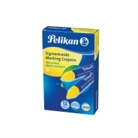 Abbildung von 12 x Pelikan Signierkreide 762/12 gelb Stifte