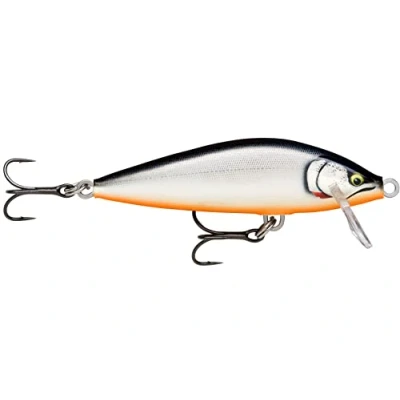 Abbildung von Rapala Angelköder Countdown Elite Angelzubehör aus Balsaholz Süßwasser Spinnköder Sinkend Lauftiefe: 0,9m Größe: 5,5cm / 5g Hergestellt in Estland Gilded Silver Shad