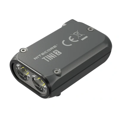 Abbildung von Nitecore Tini2 Schlüsselbundlampe aufladbar grau