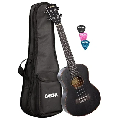 Abbildung von Cascha HH 2305L Tenor Ukulele Black