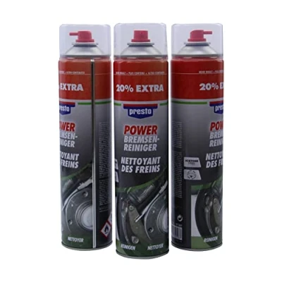 Abbildung von Bremsenreiniger 3X 600ml Presto Power Teilereiniger Acetonfrei 600 ml Spraydose