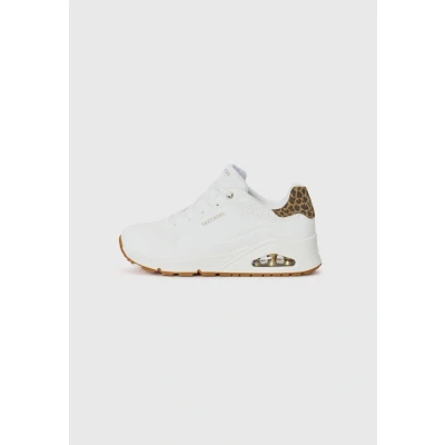 Abbildung von Skechers UNO Sneaker low, Damen, Größe: 36.5, White/leopard Schuhe