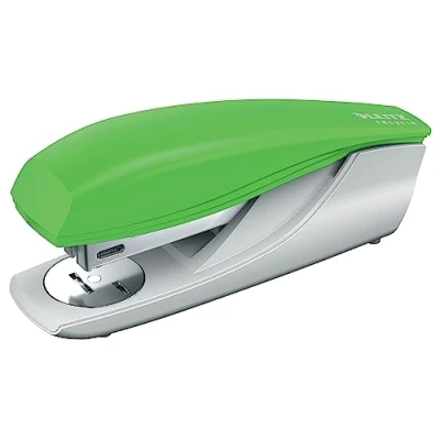 Abbildung von Leitz NeXXt Recycle Tacker für Büro &amp; Schule, 30 Blatt, Tackerklammern Heftklammerentferner, 100 % recyclebar, umweltfreundlich, Sortiment, Grün, 56040055