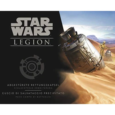 Abbildung von Atomic Mass Games, Star Wars: Legion Abgestürzte Rettungskapsel, Erweiterung, Tabletop, 2 Spieler, Ab 14+ Jahren, 120 180 Minuten, Deutsch