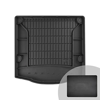 Abbildung von FROGUM ProLine 3D Gummimatte Exklusive Auto Kofferraummatte Kofferraumwanne für Ford Focus III 2010 2019 Bequemer Organiser Die höchsten Kanten