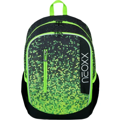 Abbildung von neoxx Schulrucksack &quot;Flow, Pixel in my mind&quot;, teilweise aus recyceltem Material