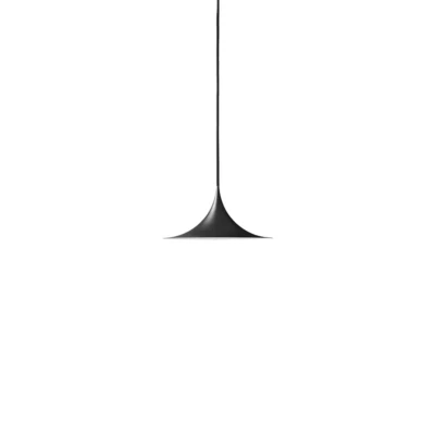 Abbildung von GUBI Hängeleuchte Semi, Ø 30 cm, schwarz