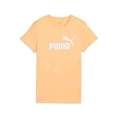Abbildung von Puma ESS No. 1 Logo T Shirt Damen Mit Print Almost Apricot Größe: XS