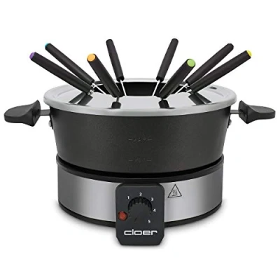 Abbildung von Cloer 6679 Fonduetopf 1,5 Liter 1 kW schwarz