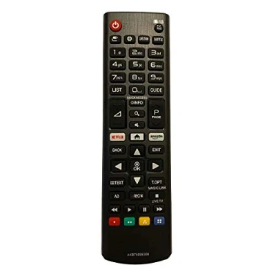 Abbildung von Aurabeam Ersatz TV Fernbedienung kompatibel mit LG 49LH630 Fernseher