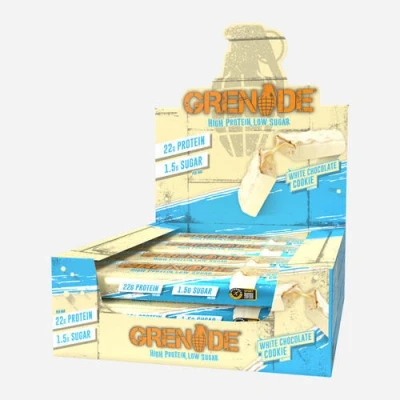 Abbildung von Grenade Protein Bar (12x60g) White Chocolate Cookie