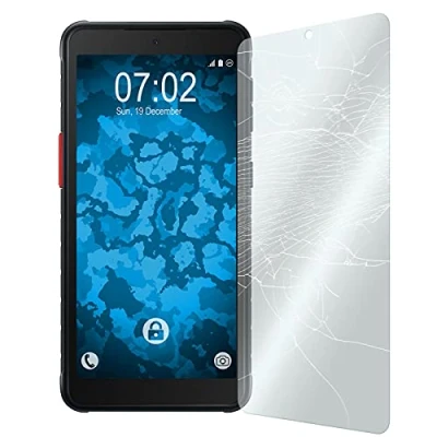 Abbildung von PhoneNatic 2er Pack Glas Folie klar kompatibel mit Samsung Galaxy Xcover 5 Schutzglas für