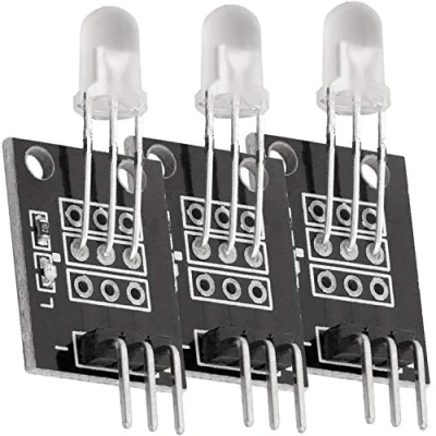 Abbildung von AZDelivery 3 x KY 011 Bi Color LED Modul 5mm kompatibel mit Arduino und Raspberry Pi inklusive eBook!
