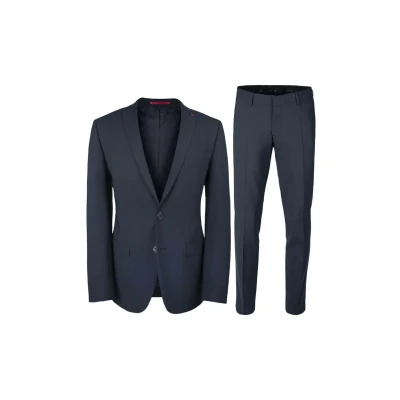 Abbildung von ROY Robson SLIM FIT 2 SET Anzug, Herren, Größe: 44, Dark blue