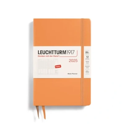 Abbildung von LEUCHTTURM1917 371023 Wochenplaner Paperback (B6+) 2025, Apricot, Englisch
