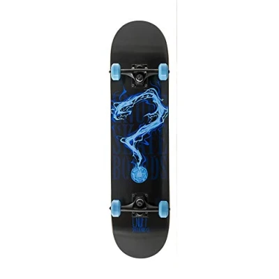 Abbildung von Enuff Pyro II 7.75&quot;x31.5&quot; Schwarz/Blau Skateboard