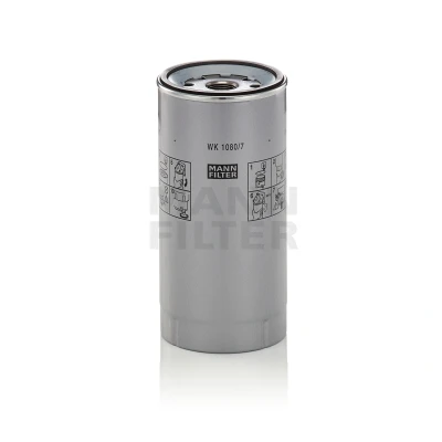 Abbildung von MANN FILTER WK 1080/7 x Kraftstofffilter mit Dichtung MERCEDES BENZ: ATEGO 2, ACTROS MP4, UNIMOG