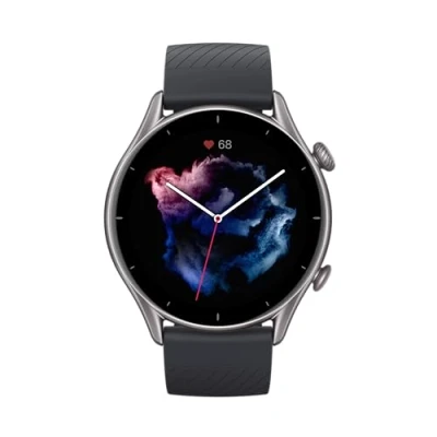 Abbildung von Amazfit Smartwatch GTR 3 46mm mit Gesundheitsüberwachung, SpO2, Zyklusüberwachung, GPS Sportuhr 150+ Sportmodi, 21 Tage Akku, Alexa für Herren Damen, Schwarz, Einheitsgröße