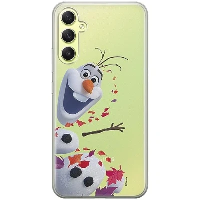 Abbildung von ERT GROUP Handyhülle für Samsung A34 5G Original und offiziell Lizenziertes Disney Muster Olaf 003 optimal an die Form des Handy angepasst, teilweise transparent