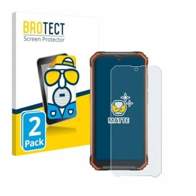 Abbildung von BROTECT Entspiegelungs Schutzfolie für Blackview BV7200 (2 Stück) Matte Displayschutz Folie, Anti Reflex, Fingerprint