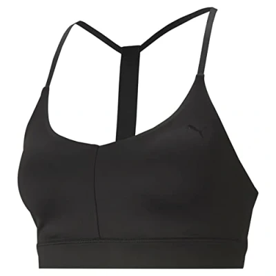 Abbildung von PUMA Damen, Low Impact Strappy Bra Sport Bh, Schwarz, XL