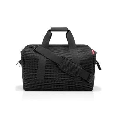Abbildung von reisenthel Allrounder L mesh Black Vielfältige Doktortasche zum Reisen, für die Arbeit oder Freizeit Mit funktional stylischem Design