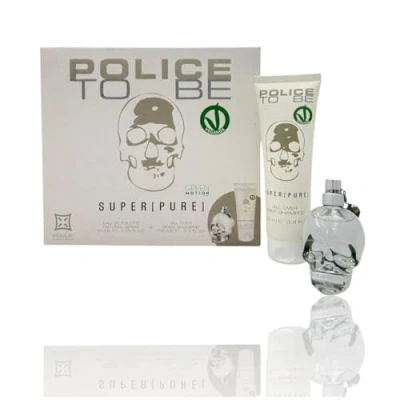 Abbildung von Police To Be Geschenkset für Herren, Eau De Toilette, Spray 40 ml + Dusch Shampoo 100 (Set, Super Pure)