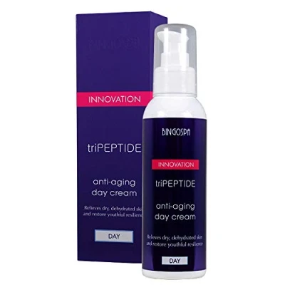 Abbildung von Anti Falten Aging Tri Peptid Tagescreme 135g BINGOSPA innovation