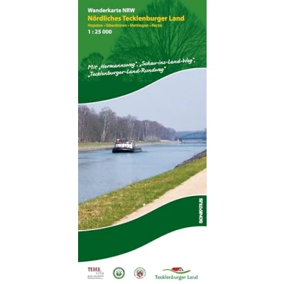 Abbildung von Wanderkarte NRW: Nördliches Tecklenburger Land: Hopsten Ibbenbüren Mettingen Recke: Recke Mit ... Töddenweg (Wanderkarten NRW)